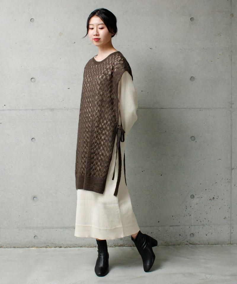 ○キッドモヘア　ロングジレ