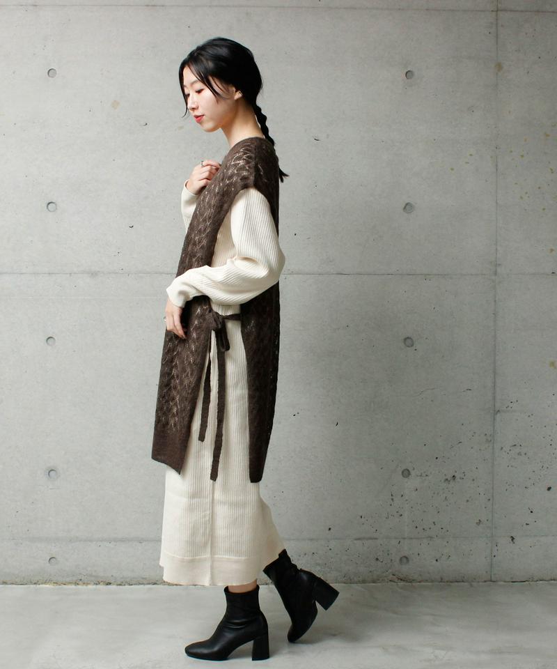 ○キッドモヘア　ロングジレ