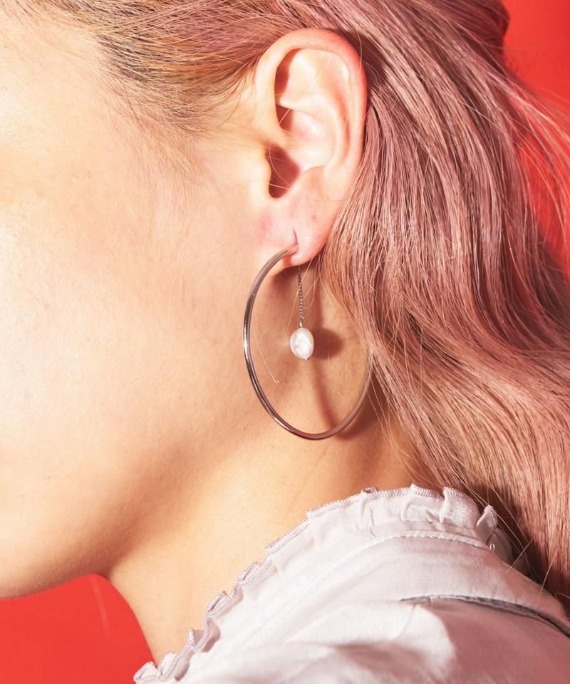 ○淡水×プラパール　大サークルピアス