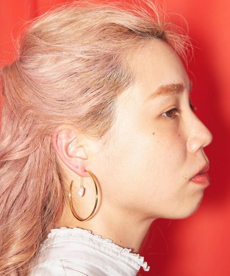 ○淡水×プラパール　大サークルピアス