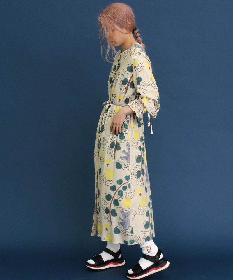 〇eiπe　eucalyptus刺繍　リブソックス（eiπe）