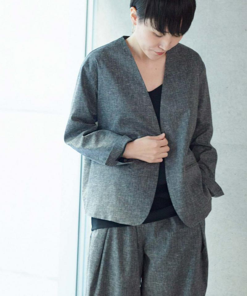 ○PE/Lライトキャンバスストレッチ ジャケット