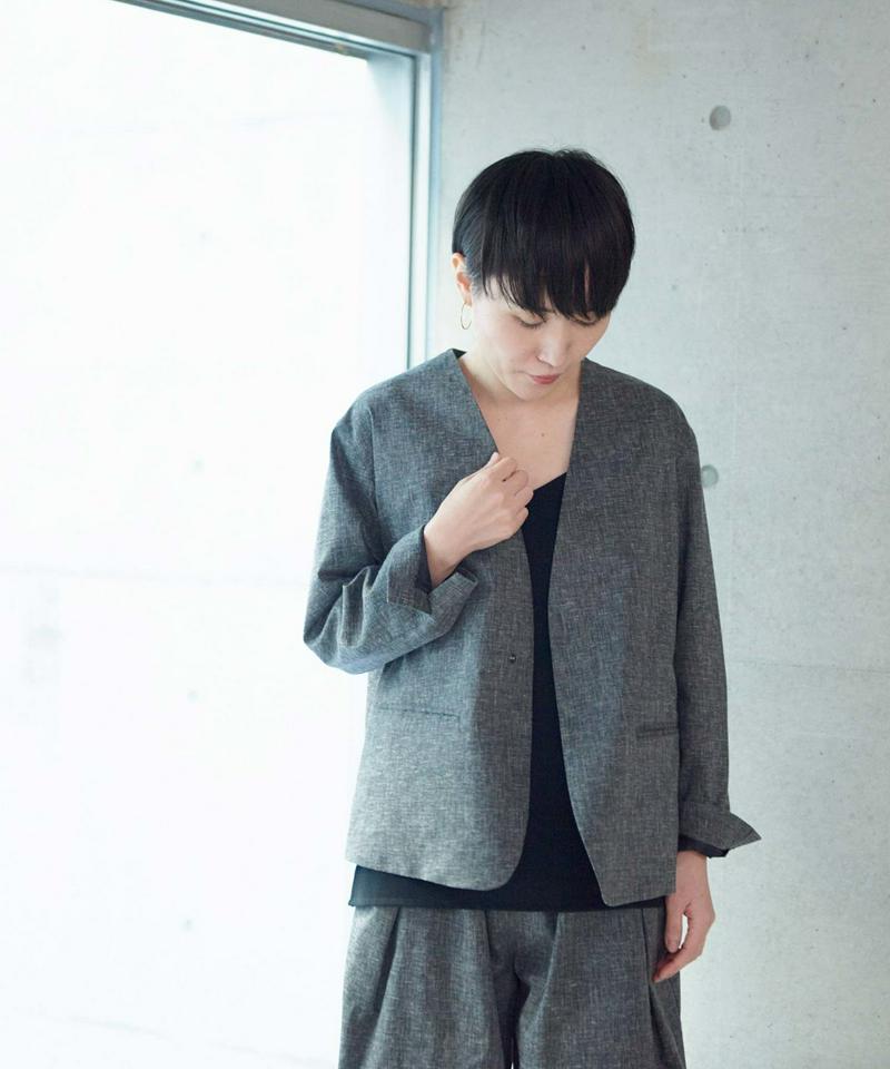 ○PE/Lライトキャンバスストレッチ ジャケット