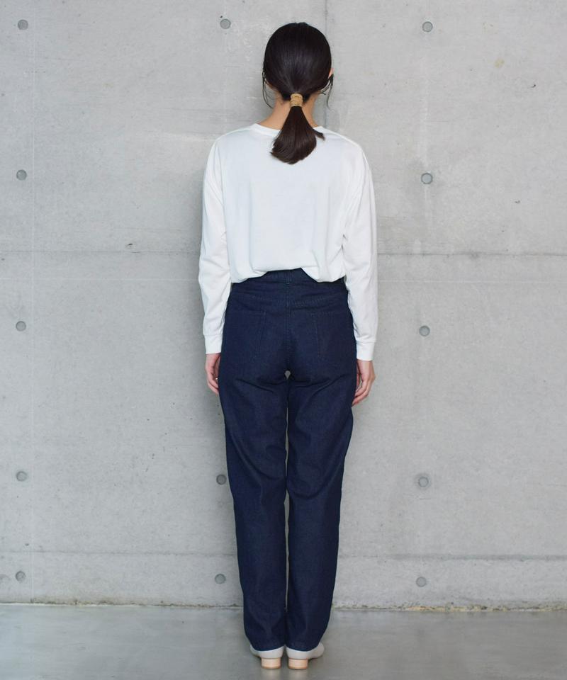 ○10.5oz ムラ糸Denim スリットパンツ（note et silence.）
