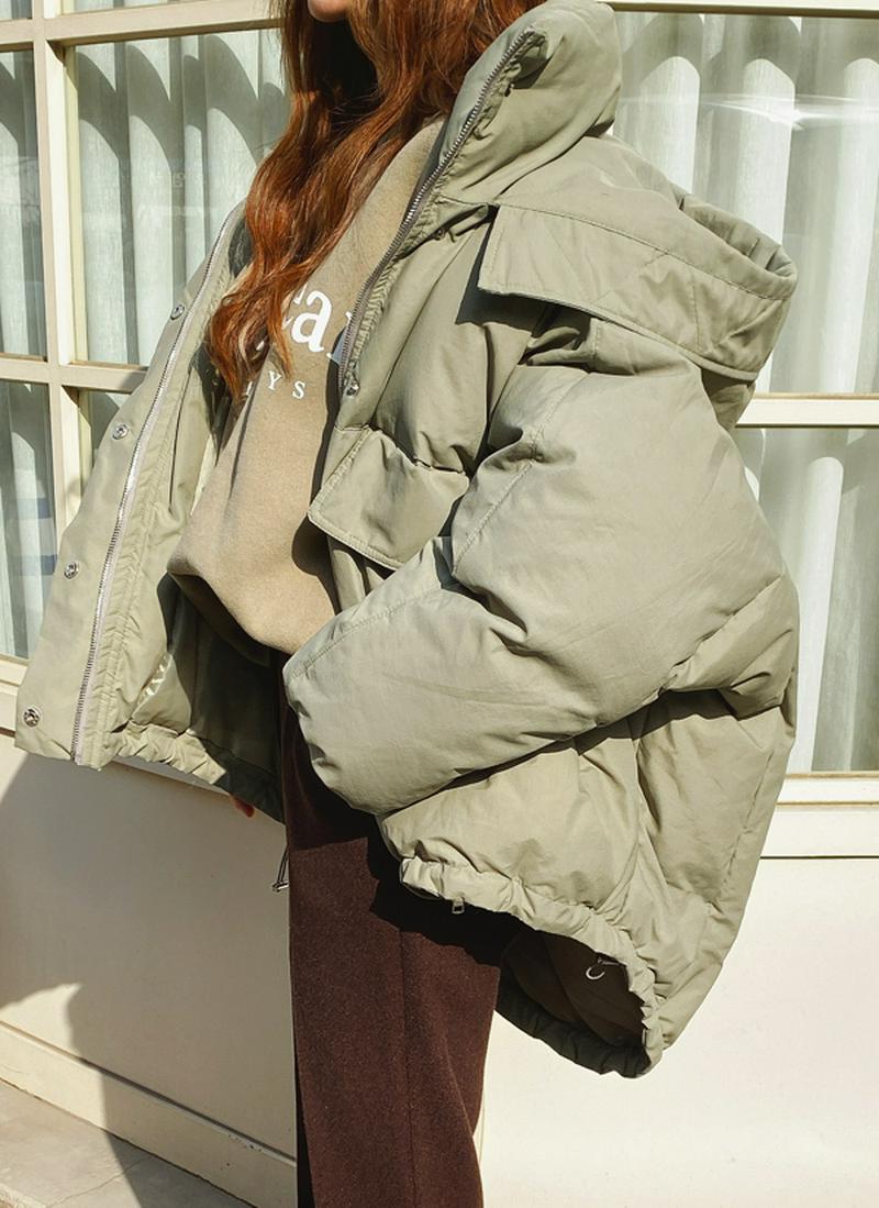 オーバー中綿ジャケット