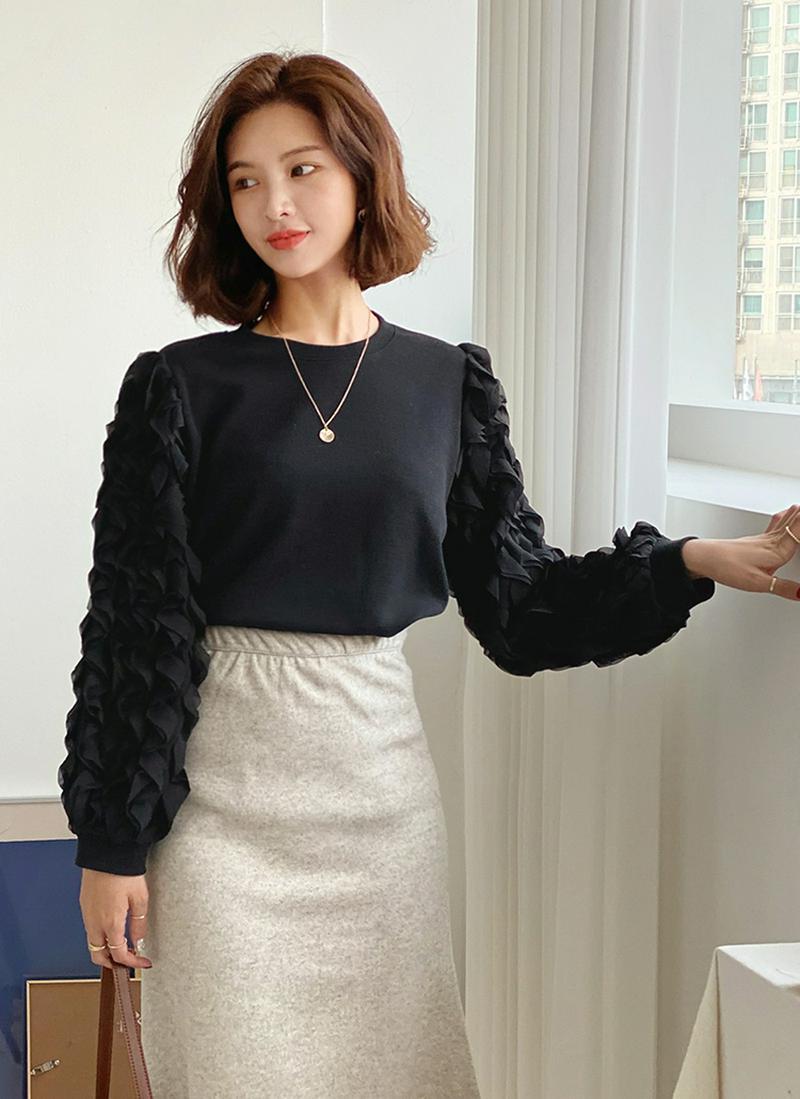 ウェーブスリーブスTシャツ・全2色