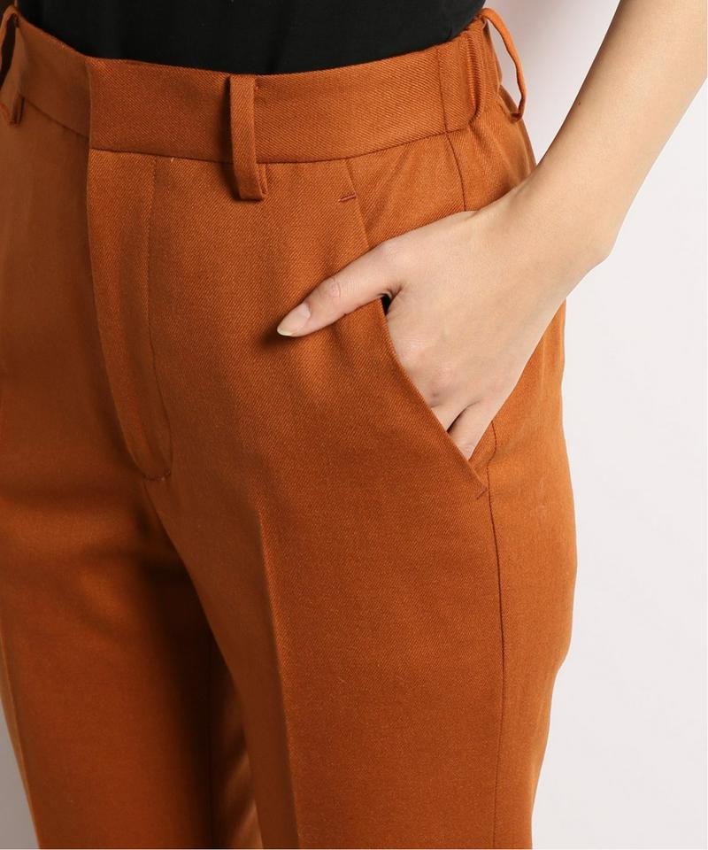 ウールサキソニークロップドパンツ