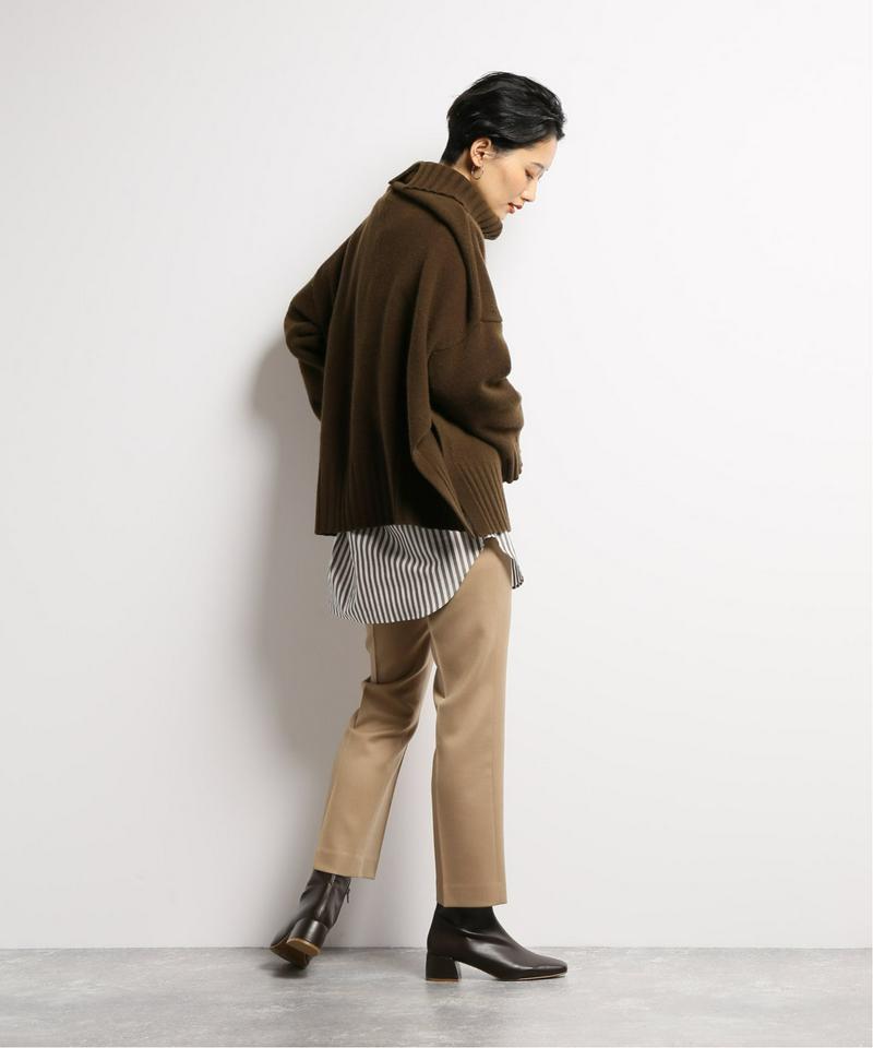 ウールサキソニークロップドパンツ