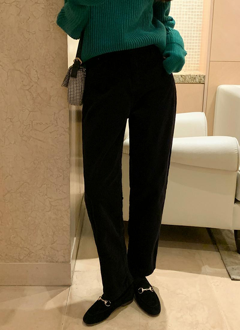 コーデュロイストレートパンツ