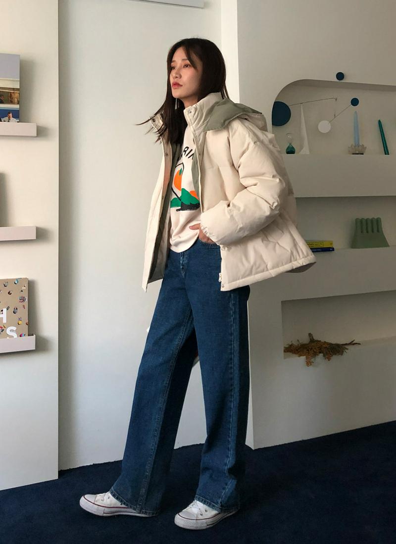 カラーブロックウェルロンジャケット