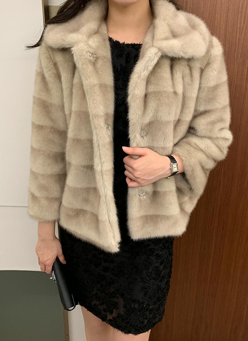 ラウンドカラーエコファージャケット