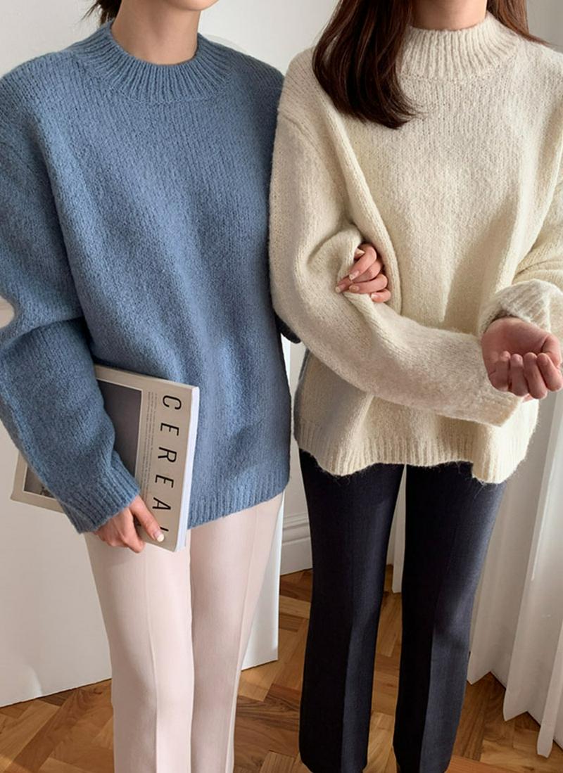 5COLORSドロップショルダーニット