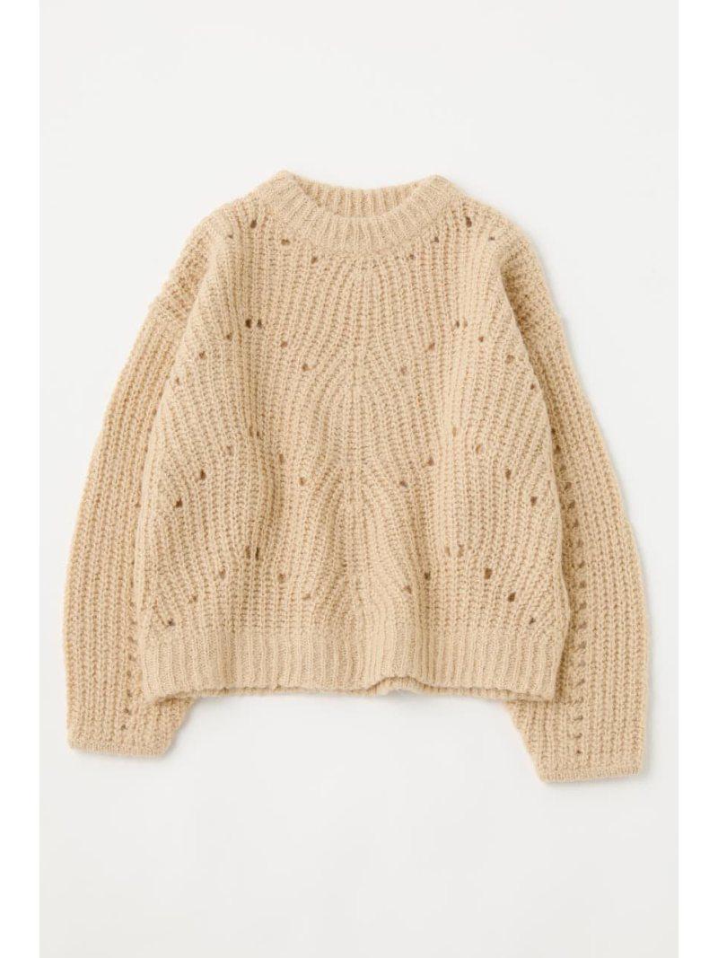 EYELET VOLUME SLEEVE セーター（MOUSSY）