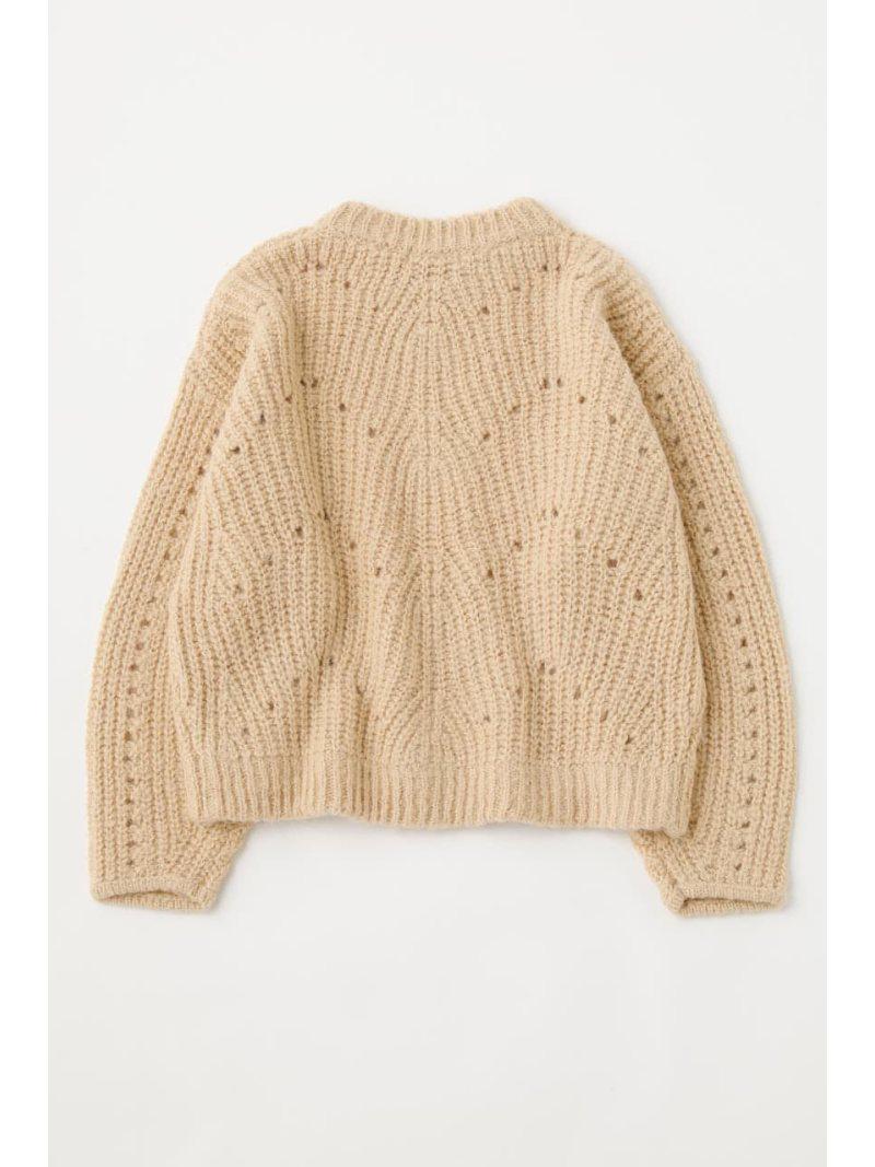 EYELET VOLUME SLEEVE セーター（MOUSSY）
