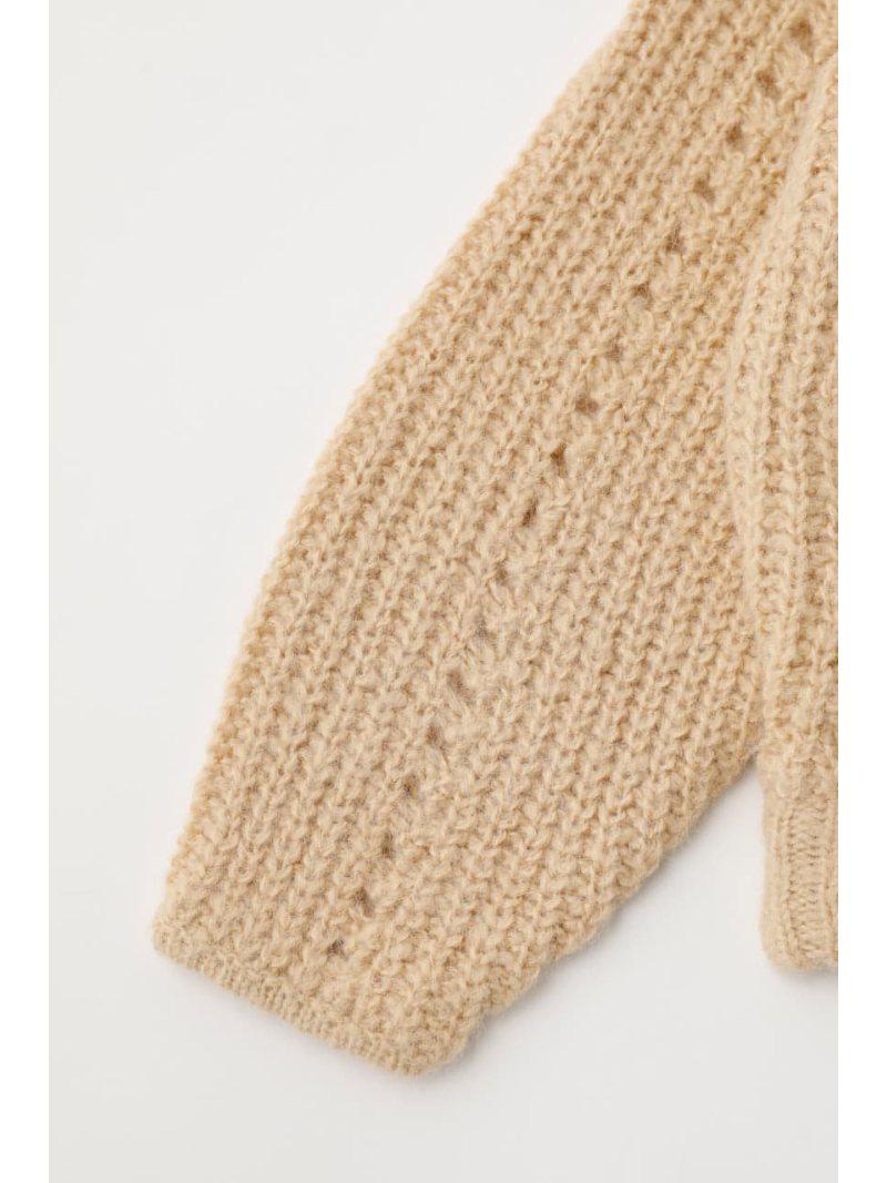 EYELET VOLUME SLEEVE セーター（MOUSSY）