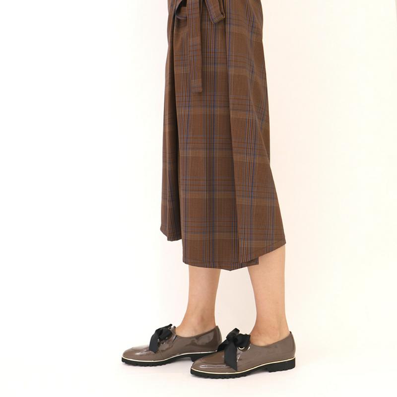 甘辛ミックスが今の気分☆リボン付きマニッシュシューズ