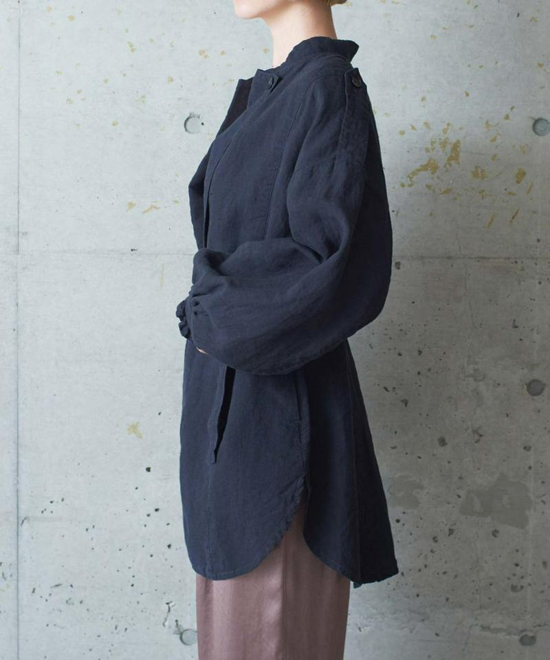 ○麻グランジールオーバーサイズロングジャケット（cardo fabrica）