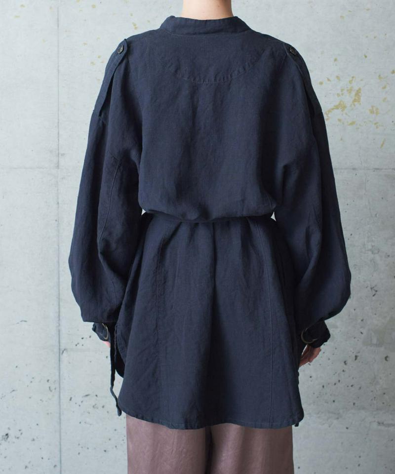 ○麻グランジールオーバーサイズロングジャケット（cardo fabrica）