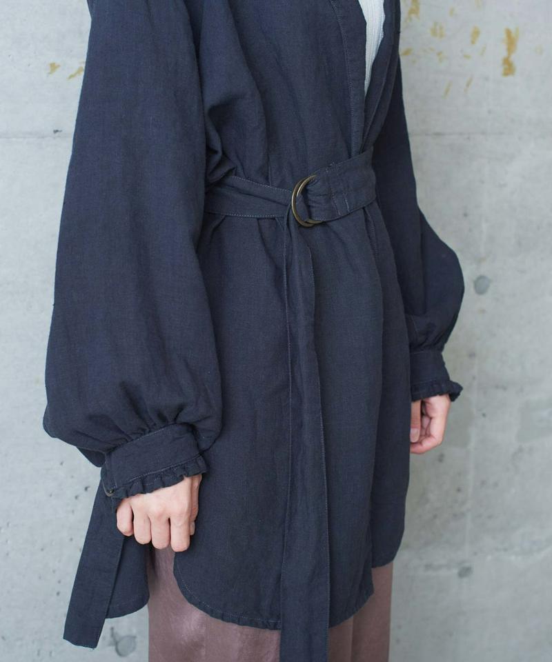 ○麻グランジールオーバーサイズロングジャケット（cardo fabrica）