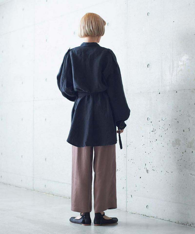 ○麻グランジールオーバーサイズロングジャケット（cardo fabrica）