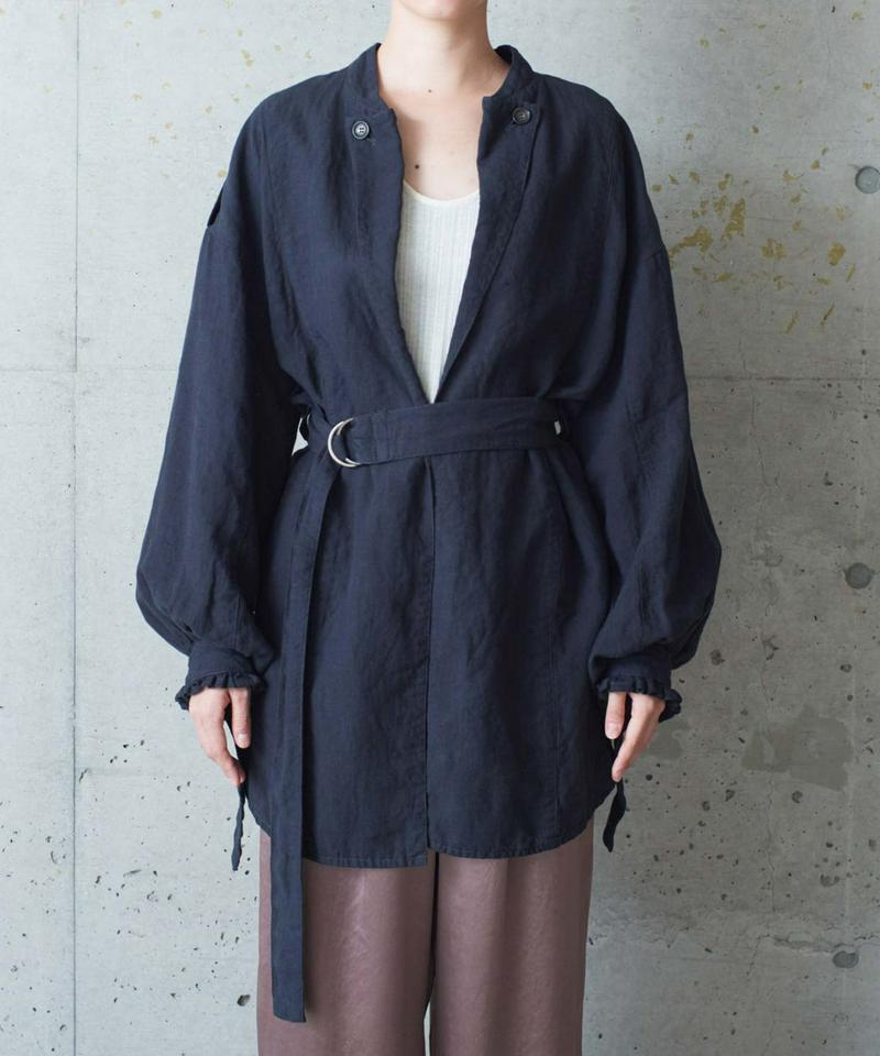 ○麻グランジールオーバーサイズロングジャケット（cardo fabrica）