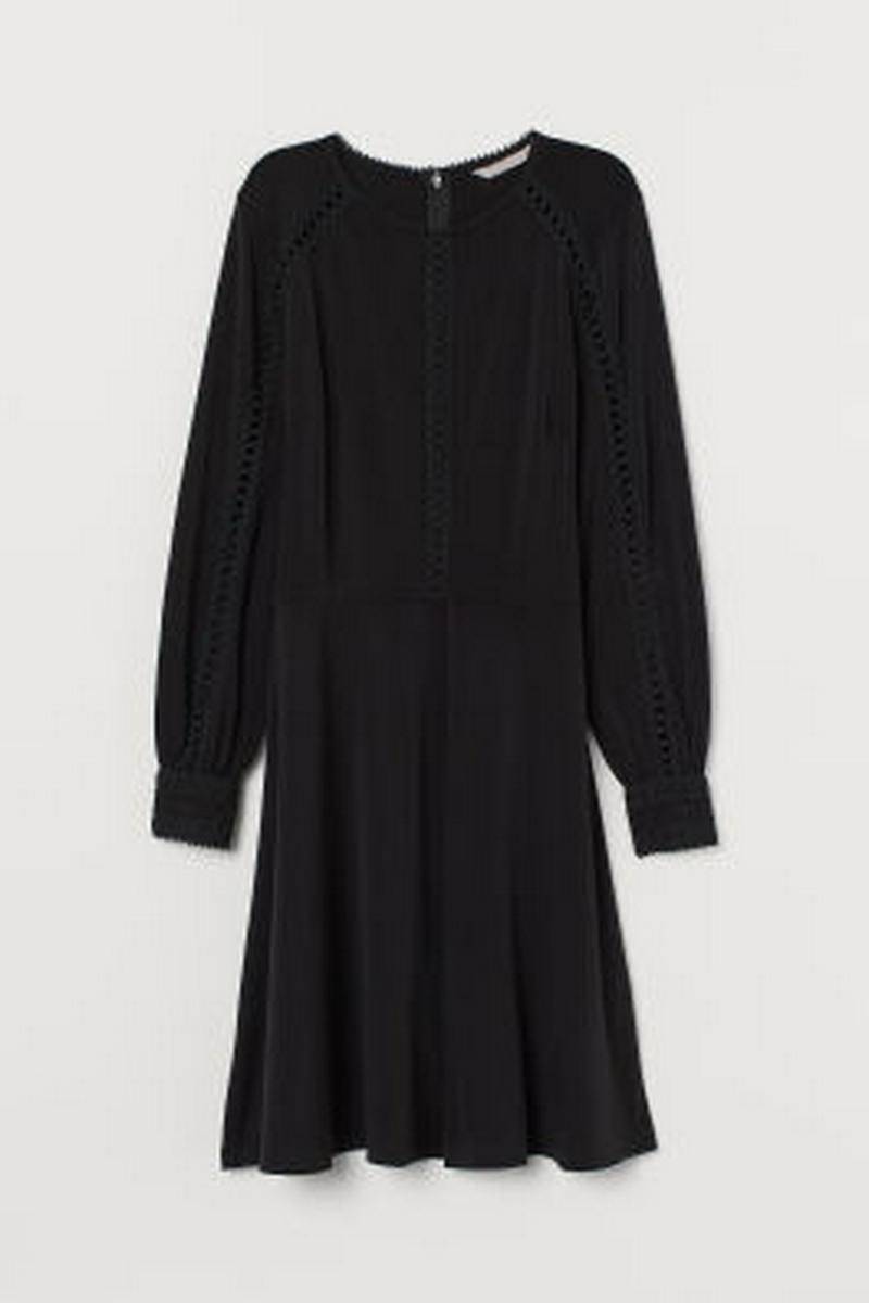 レーストリム ジャージーワンピース