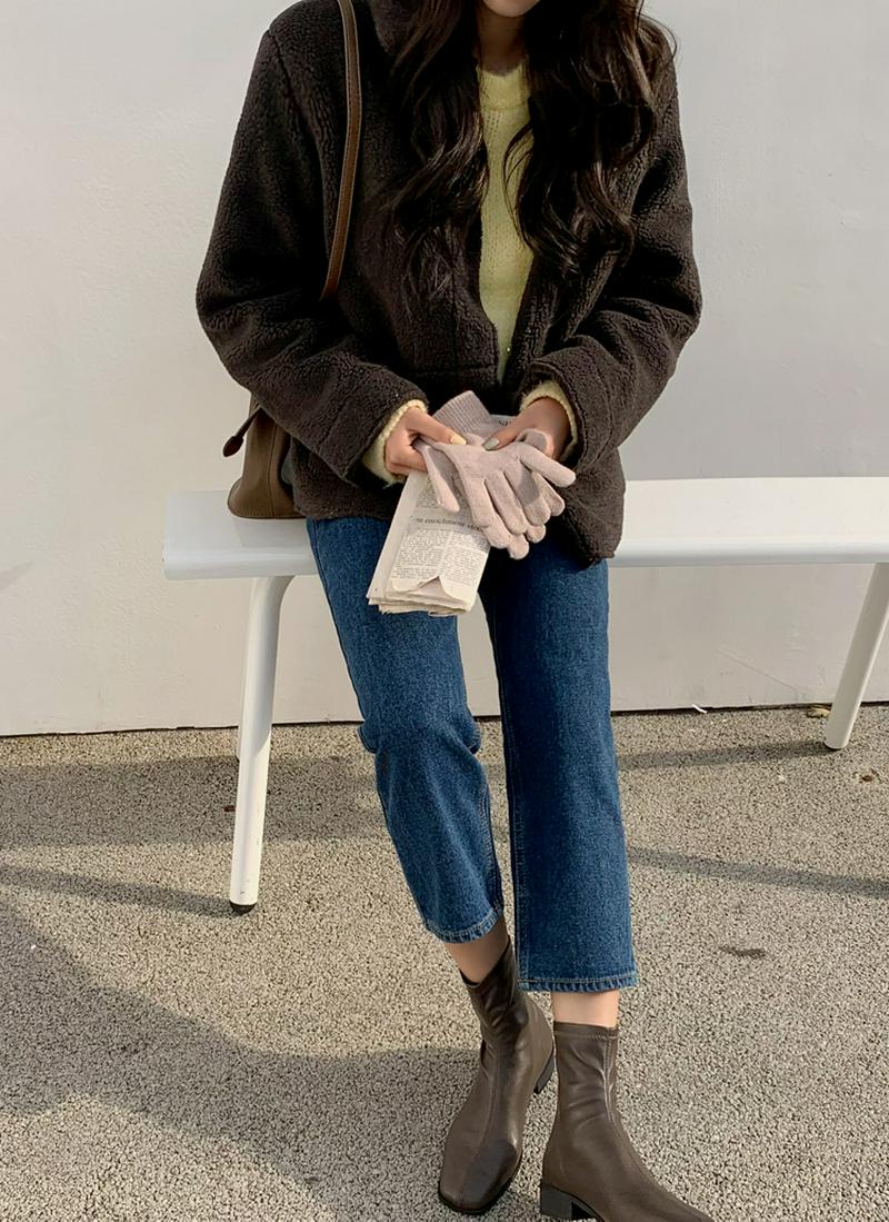 リバーシブルボアジャケット