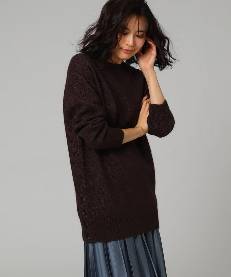 シャイニーチュニックニット