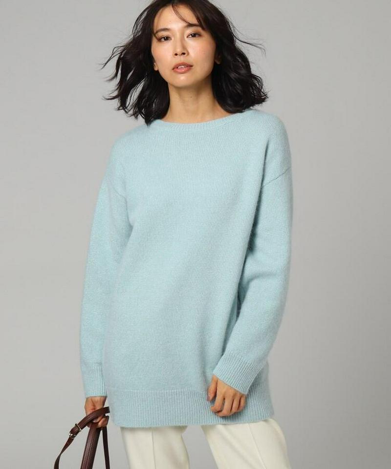 シャイニーチュニックニット