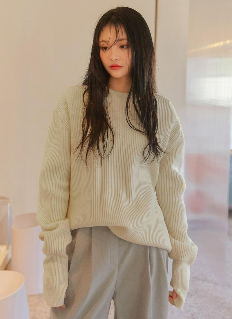 指穴リブニット