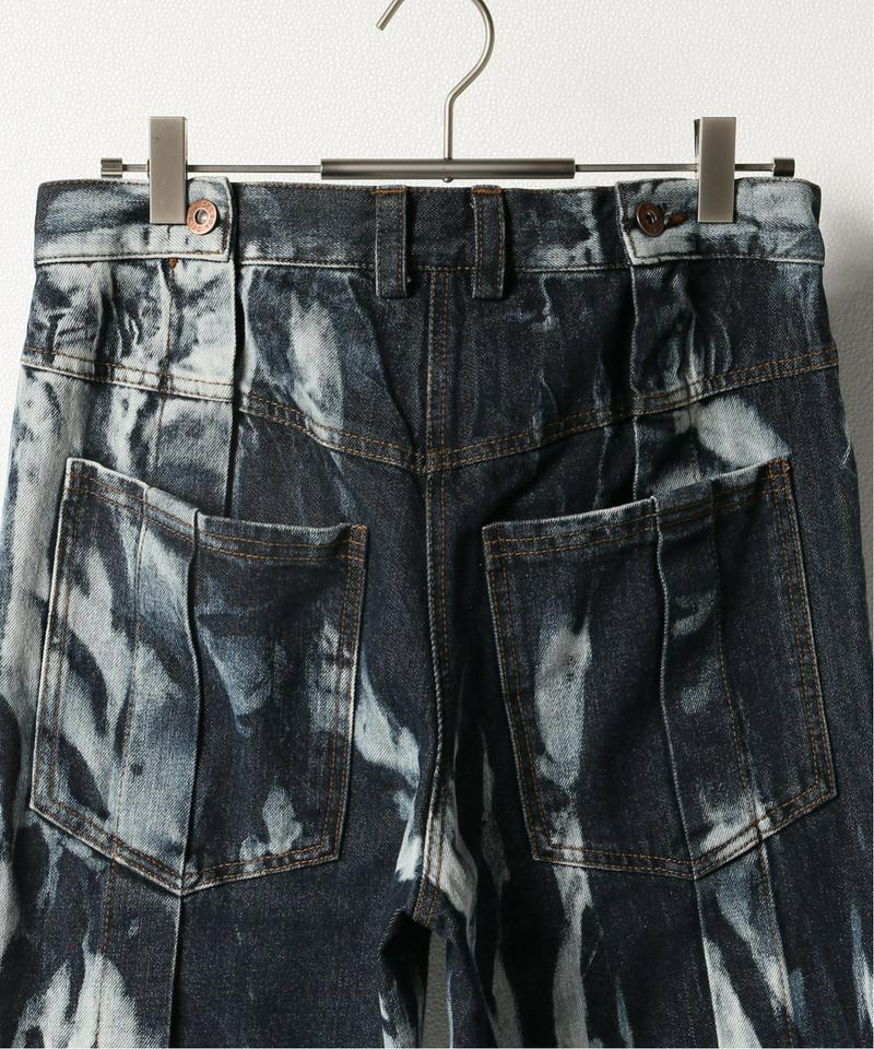 DELADA UNISEX TIE DYE JEANS WITH FRONT B