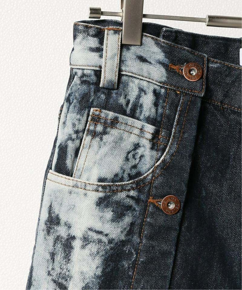 DELADA UNISEX TIE DYE JEANS WITH FRONT B