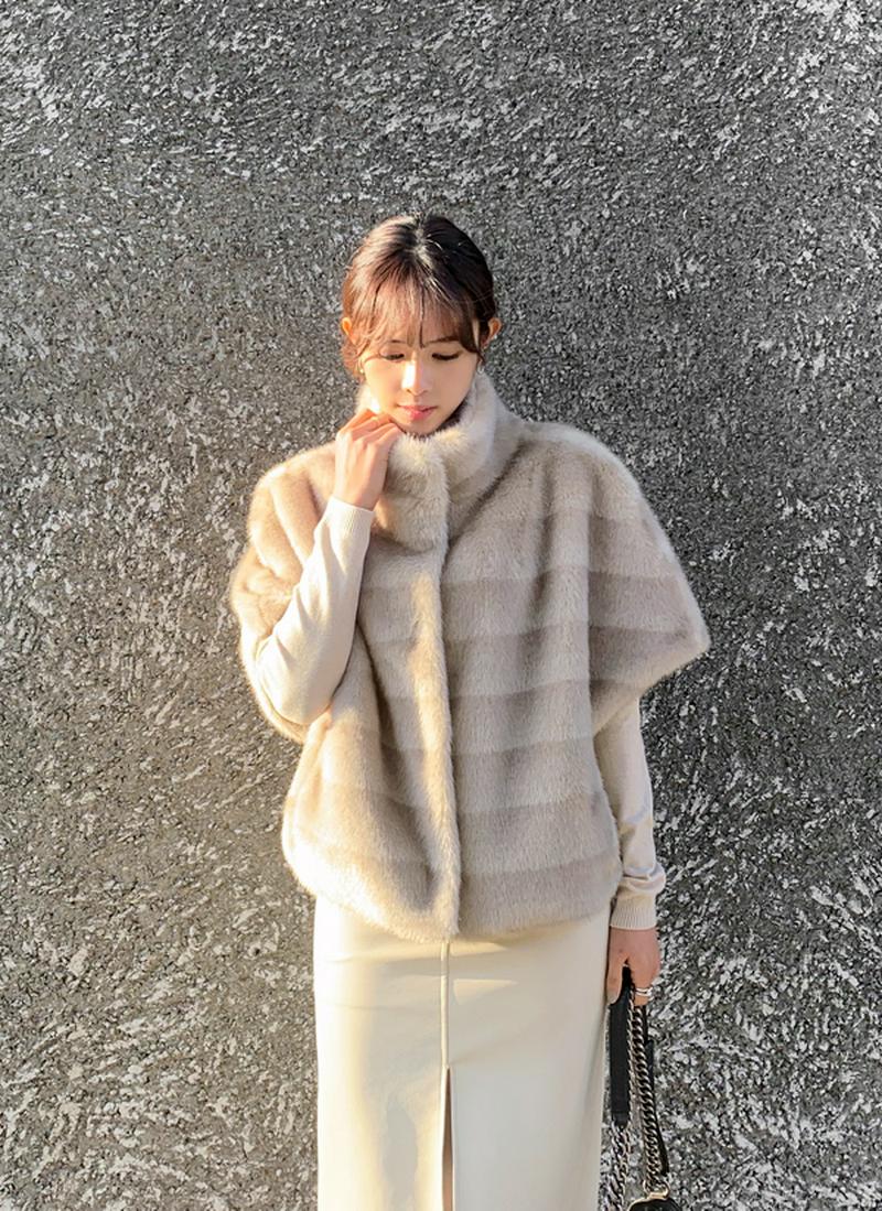 エコファーハーフジャケット