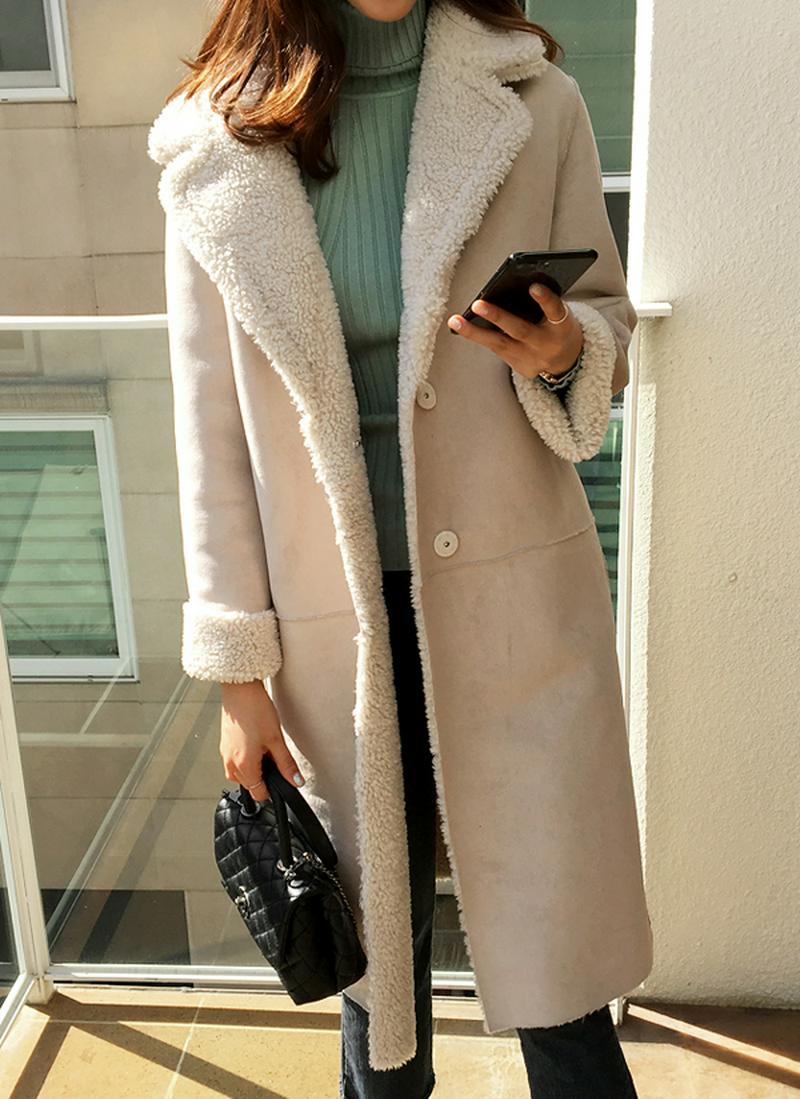 リバーシブルフェイクムートンジャケット