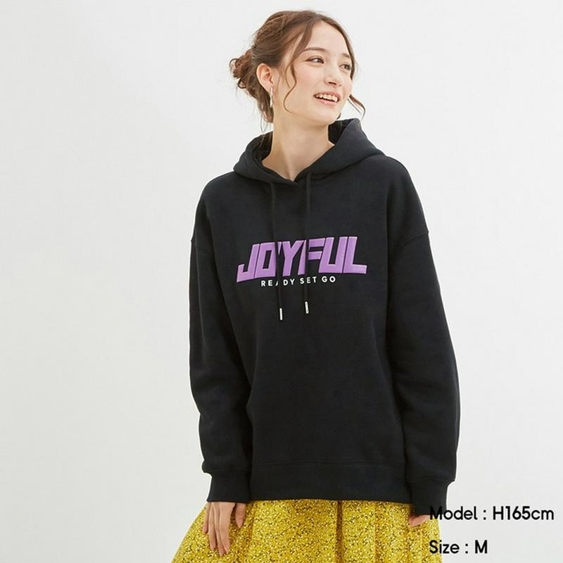 グラフィックオーバーサイズスウェットプルパーカ(長袖)