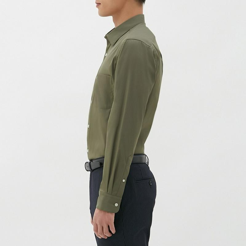 ストレッチブロードシャツ(長袖)CL