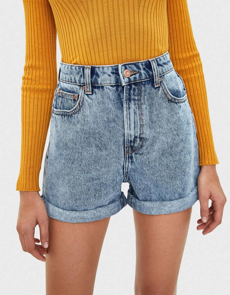 ハイウエストマムフィットショートパンツ