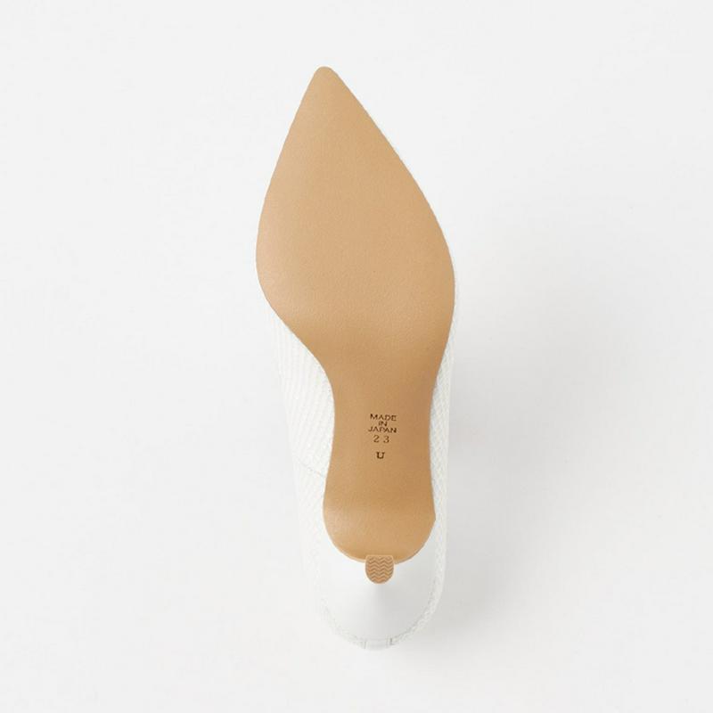 美脚も履きやすさも◎7cm台ヒールグリッターパンプス
