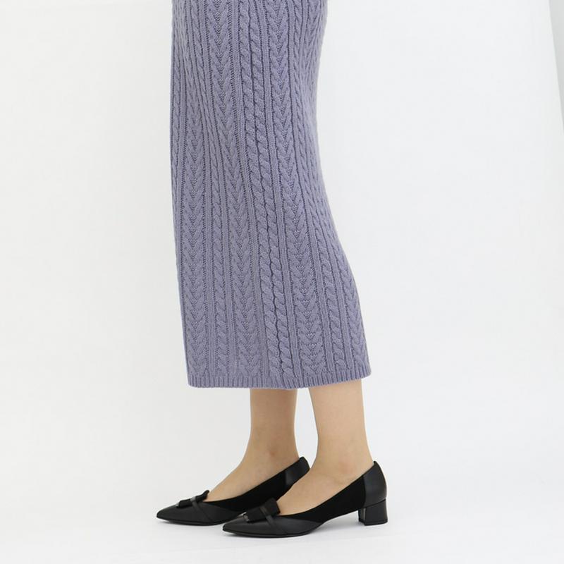 フラット感覚で☆クッション内蔵4cm台ヒールパンプス