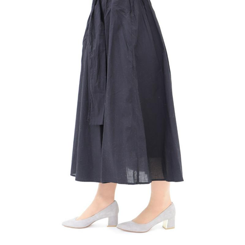 絶妙カットとヒールがアクセント♪ミドルヒールパンプス