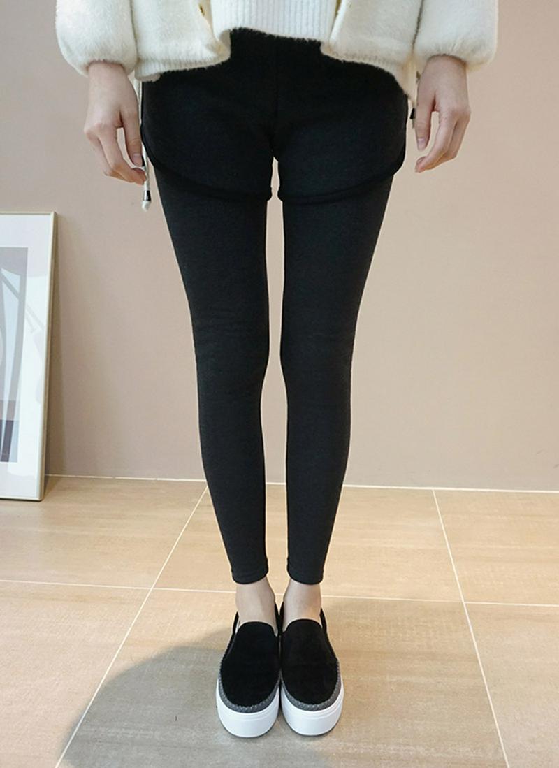 裏起毛パンツレイヤードレギンス
