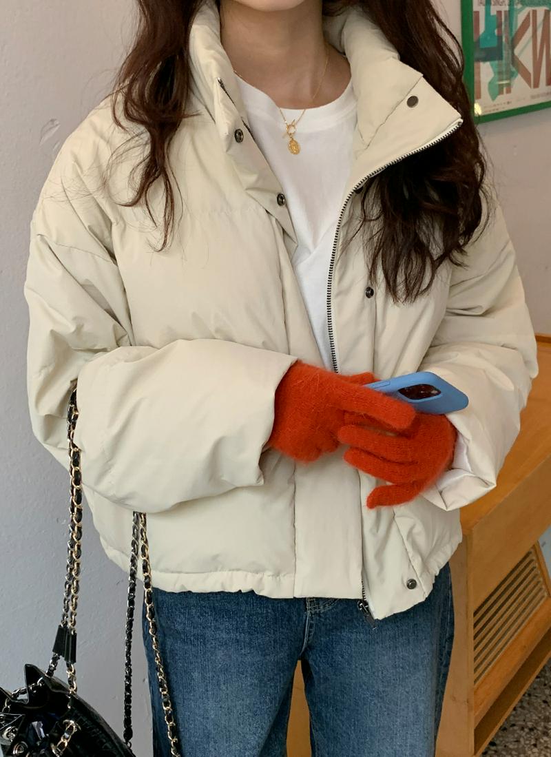 クロップドダウンジャケット