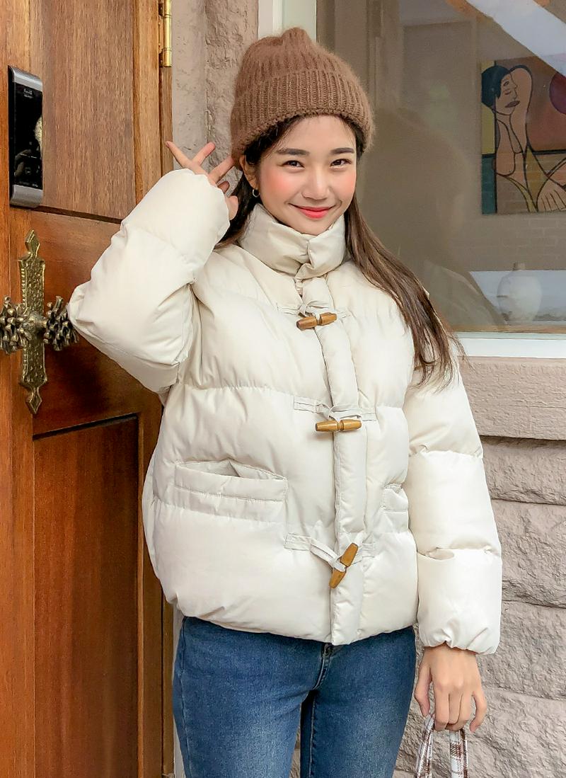 トグルボタン中綿ジャケット