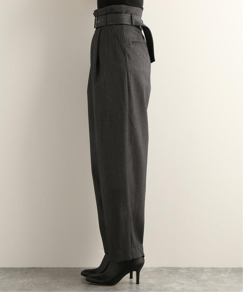 【NEU】ウールチノタックストレートパンツ