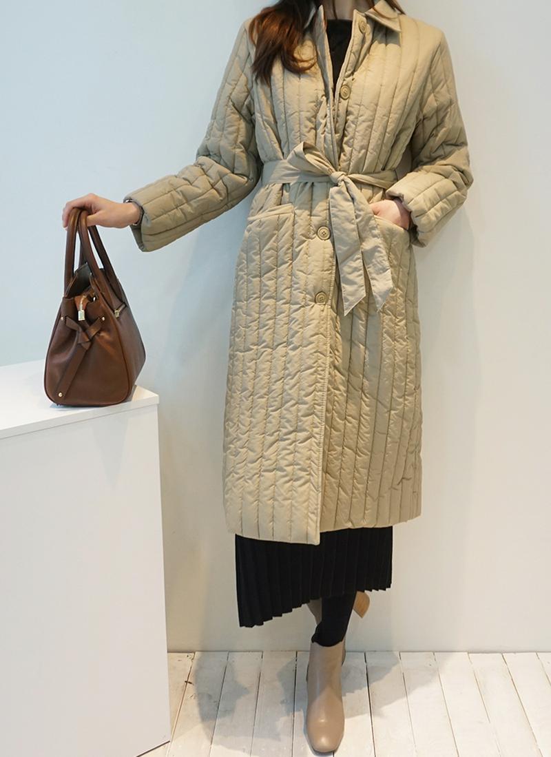 シングルボタン中綿ジャケット