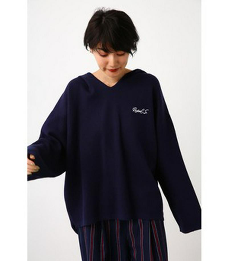 Sweat faceニットスキッパーパーカー