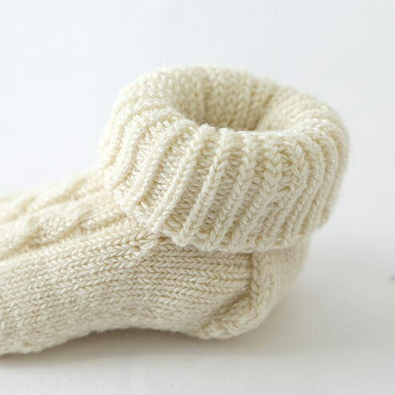 【靴下屋】 ベビー 無縫製手編み風ケーブル二重編み7～9cm / 靴下 タビオ Tabio くつ下 ベビー 子供 子供用靴下 出産祝い 日本製