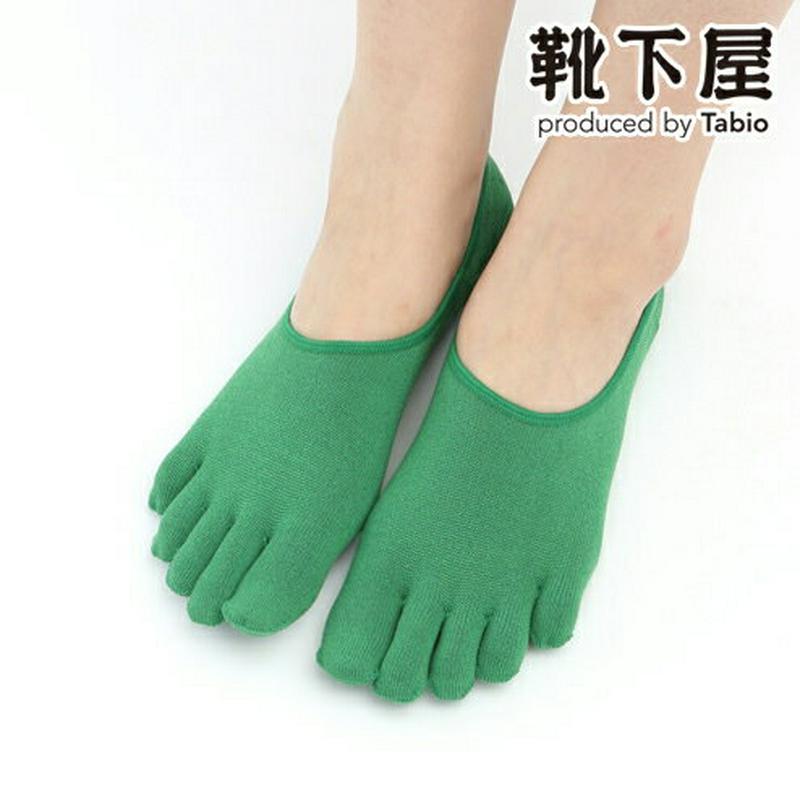 【公式 靴下屋】デオドラント 深め 五本指 カバーソックス / 靴下 タビオ Tabio くつ下 フットカバー 消臭靴下 消臭 5本指 五本指ソックス 吸水 速乾 レディース ◆消臭◆無地深履き5本指カバーソックス 日本製 2401de