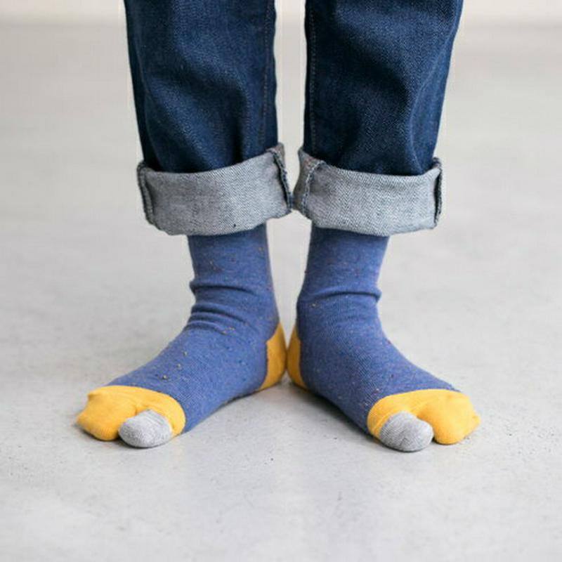 【全品送料無料★～12/26 09:59迄】【あす楽】【公式 靴下屋】 キッズネップカラフル足袋ソックス16～18cm / 靴下 タビオ Tabio くつ下 足袋 タビ たび 足袋靴下 キッズ 子供 子供用靴下 男の子 女の子 日本製