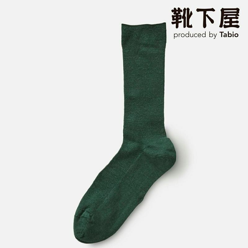 【あす楽】【Tabio】 最高級サフィランリネン 1×1リブ ソックス / 靴下屋 靴下 タビオ くつ下 麻 クルー レディース 日本製